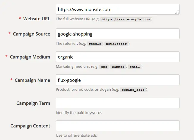 Paramétrage Google merchant center et analytics