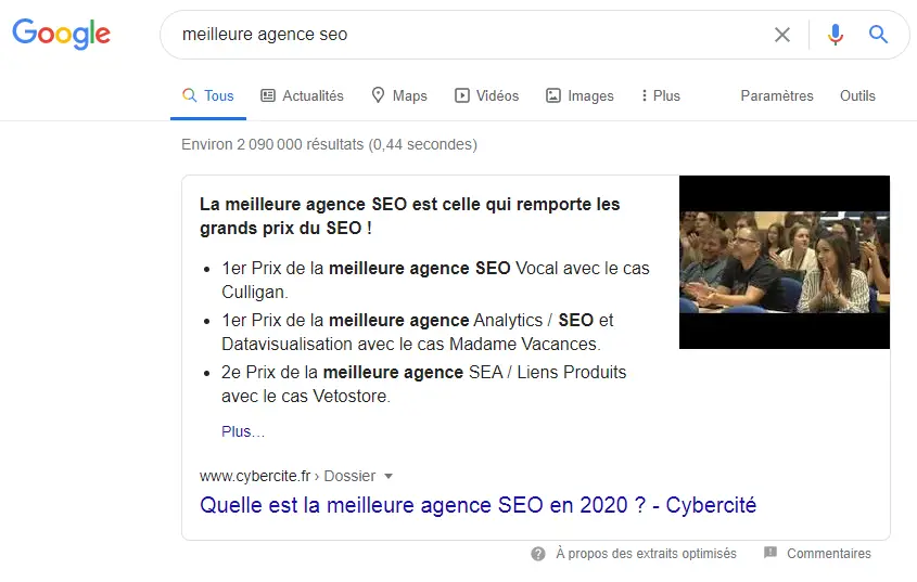 Cybercité, la meilleure agence SEO